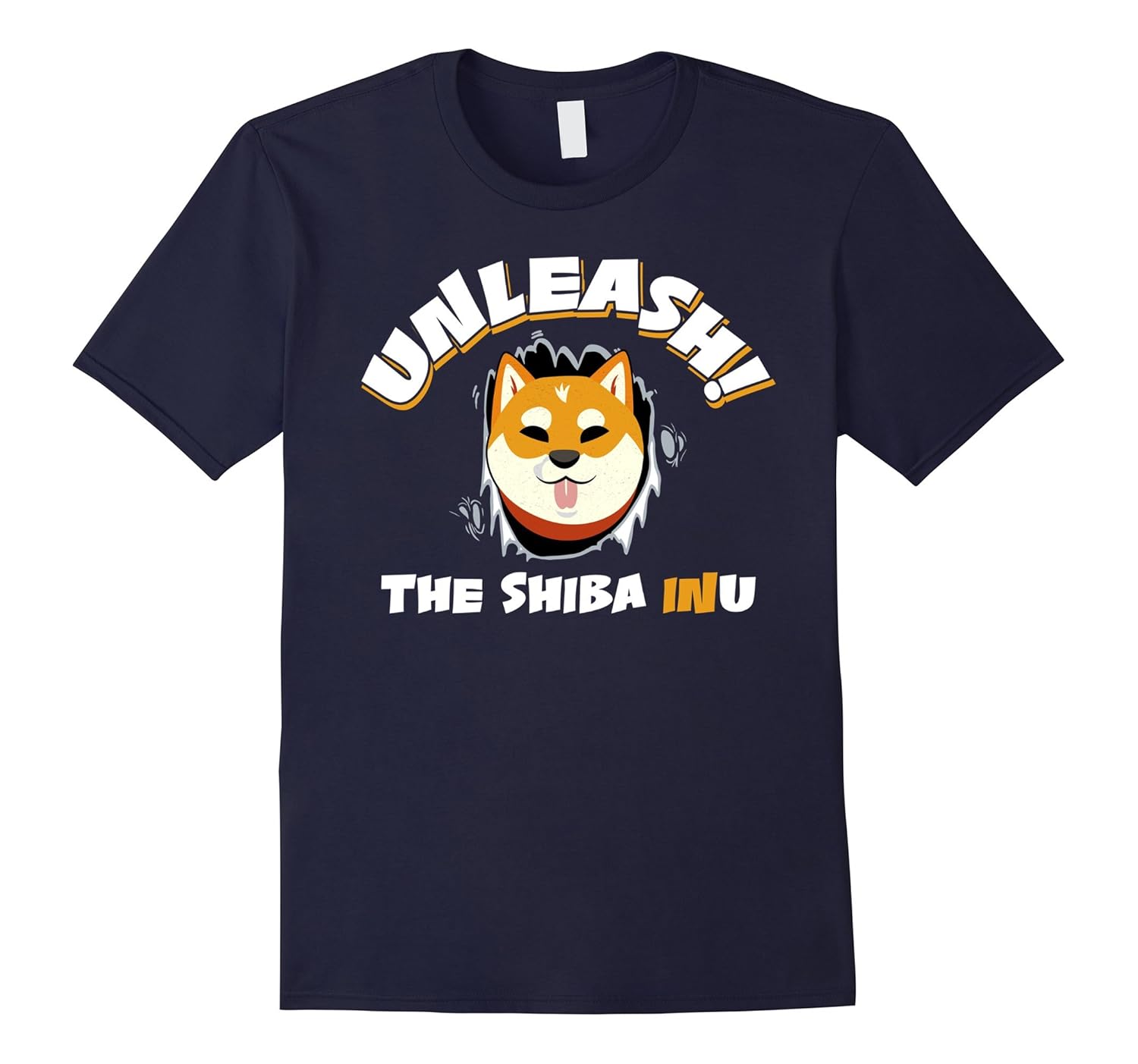 Shiba Inu Novelty t shirt: Unleash the Shiba Inu-ANZ