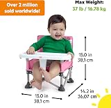 Bright Starts Pop N Sit Portable Booster Pink 6 Months to 3 Years view 3