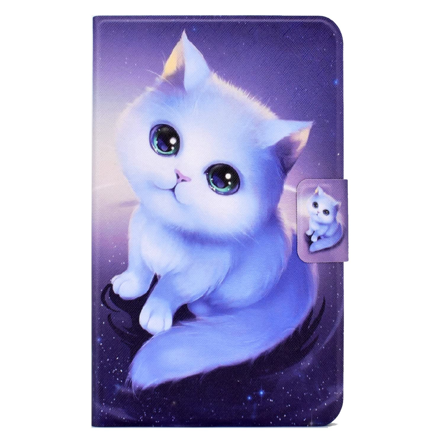 Bspring Flip Case for All-New Kindle (10th Generation, 2019 Release), Lightweight Protective Cover with Auto Sleep/Wake, Not Fit Kindle Paperwhite or Kindle 8th Gen,Blue Eyes