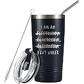 Onebttl Electrician Gifts Tumbler Travel Coffee Mug, for Dad, Husband, Father's Day, Birthday, Stainless Steel Insulated 20oz/590ml - I Cut Wires