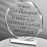 CroBlissful Physical Therapist Gifts Physical Therapist Gift for Women Men Teacher Appreciation Thank You Acrylic Desk Decor Plaque Birthday Plaque Gifts for Friends Coworkers Bosses Home Office