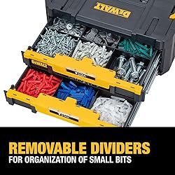 DEWALT TSTAK Tool Storage Organizer with Double