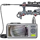 Teslong Rifle Borescope with 5" Monitor, Bore Inspection Camera Visual Gun Cleaning System-Fits .20 Caliber & Larger- w/45-inch Flexible Probe, 5-inch IPS Screen, Right Angle Mirror & Carrying Case