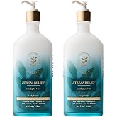Bath &amp; Body Works Aromatherapy Body Lotion, Eucalyptus Tea, 8.4 fl oz, 2 Pk | Aromatherapy Lightweight Moisturizer, Shea Butter &amp; Coconut Oil, 48-Hour Hydration, Luxurious Scent, Dermatologist-Approved