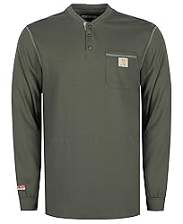 BOCOMAL FR Shirts for Men 5.5oz Lightweight Long