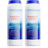 POOLHOUR 32 Oz Chlorine-Free Hot Tub Shock, Oxidizing Shock for Spa, 2 Pack | Non-Chlorine Oxidizing Shock for Hot Tubs and Spas, Pool Shock Oxidizer for Routine Maintenance and Water Care