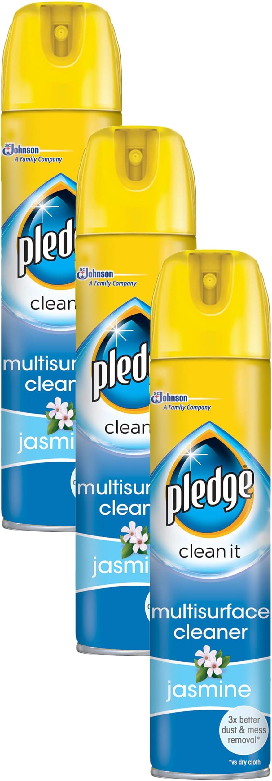 Pledge Clean It Jasmine Multisurface Cleaner 250ml Pack of 3