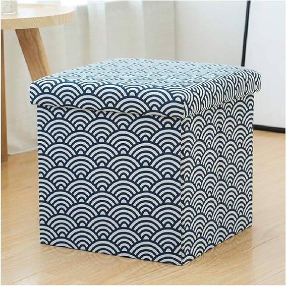 Banco otomano de almacenamiento, con tapa extraíble para sala de estar