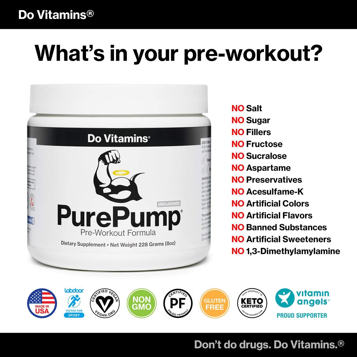 Do Vitamins PurePump Natural Pre Workout Supplement for