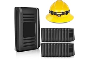 Lenporl Hard Hat Clips for Headlamp 20 Pack,Hard Hat Light Clips Hard Hat Headlamp Clips,Retention Strap System for Headlamp Eye Protection Straps