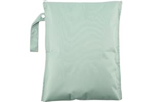 babeine Wet Dry Bag for Swimsuit, Waterproof Travel Bag for Baby Cloth Diapers, Pump Parts, Pool, Gym Clothes, Toiletry, Strap to Stroller, Daycare,Food Storage and Wet Clothes P17-U