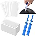 RoundFunny 32 Pcs Bowling Accessories Include 2 Bowling Tape Insert Tools and 30 Tape Thumb for Bowlers Remove Tool for Men Women