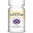 Maxi Health Chewable Vitamin B-12 - 5000 mcg - Energy Booster - Berry Flavor - 60 Chewies - Kosher