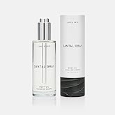 Lake & Skye Santal Gray Body Oil, 3.4 fl oz (100 ml), Hydrating with Vitamin E & Sweet Almond Oil - Woody Scent