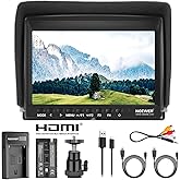 Neewer F100 7 Inch Camera Field Monitor HD Video Assist Slim IPS 1280x800 HDMI Input 1080p with 2600mAh Li-ion Battery/USB Ch