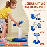 VEVOR Kids Wobble Chair, Active Stool for Focus & Posture, Blue view 7
