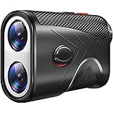 1200 Yards Range Finder Golf, 7X Magnification Golf Rangefinder with Slope, Laser Range Finder with Flag Lock, 0.5 Yard Accuracy, Ideal Golf Accessories for Golfers & Hunting