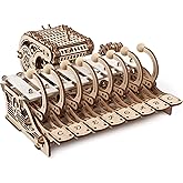 UGEARS Celesta 3D Mechanical Puzzle 3D Wooden Puzzles for Adults - Wooden Model Kits for Adults Musical Instruments for Adult Piano, Music Box and Xylophon Brain Teaser, Hobby Set