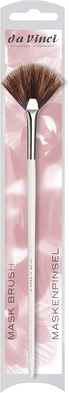 da Vinci MASK FAN BRUSH for face mask enzymatic peeling, fruit acid peeling / synthetic fibre / handmade in germany - Image 5