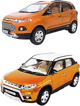 Amisha Gift Gallery centy Toys Combo of Eco Sport Car and Brezza Car Toy for Kids Miniature Pullback Toy for Boys