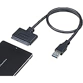 StarTech.com SATA to USB Cable - USB 3.0 to 2.5” SATA III Hard Drive Adapter - External Converter for SSD/HDD Data Transfer (