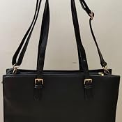 Borsa Tote Donna Per Laptop 15.6" - Pelle PU Impermeabile, Multi Scomparti, Tracolla Regolabile