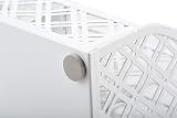 EXERZ Desk Organiser Mesh Desk Tidy Caddy 7 Compartments White view 6