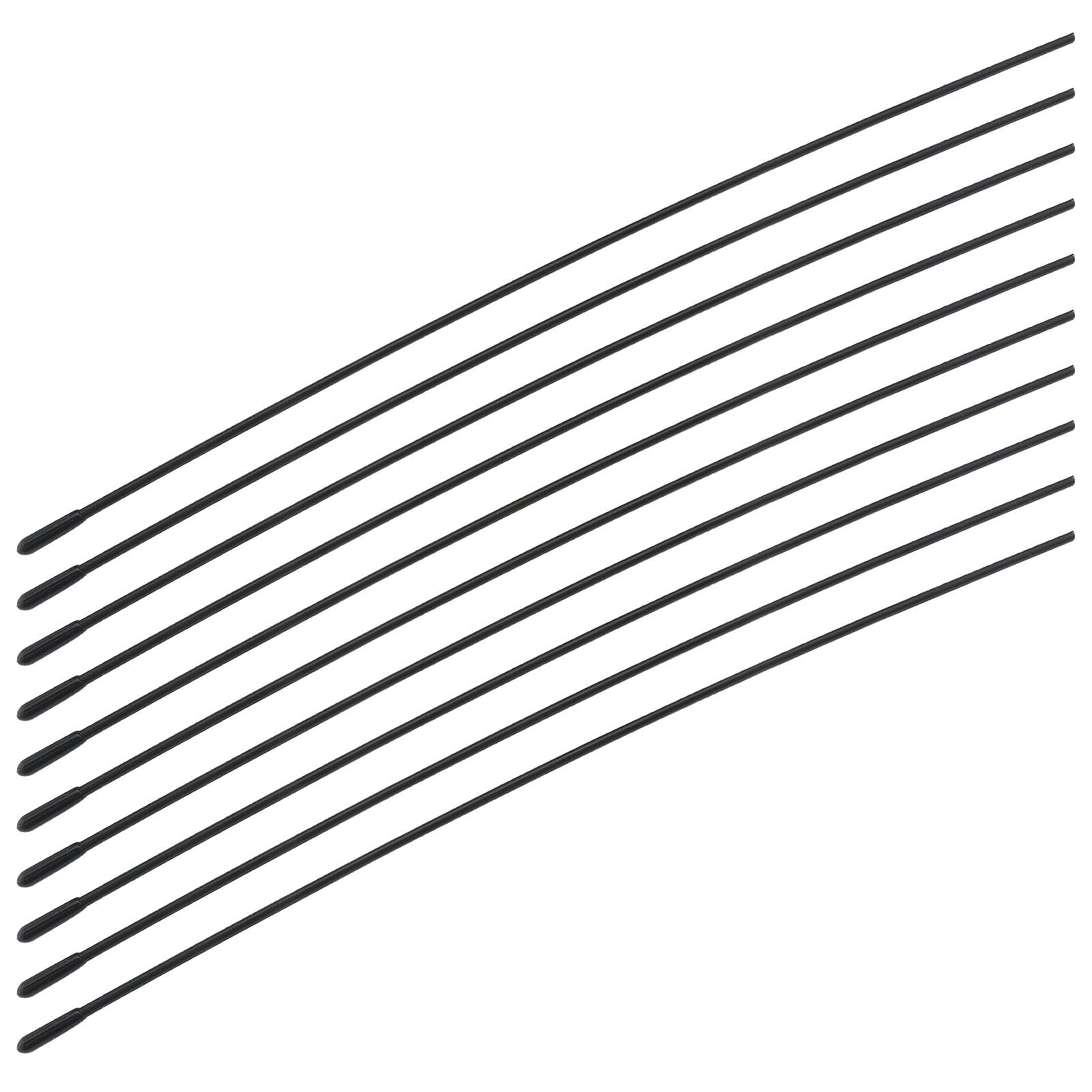 VGOL 10pcs Antenna Tube for Receiver Antenna Protection Effect Insulation Effect with Cap Plastic Pipe Fit for Remote Control Car FPV Drone Quadcopter Boats Airplane RC Model Car