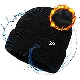 TOP-EX Dryknit™ Waterproof Oversized XL XXL Fleece Lined Winter Warm Beanies Hat for Men