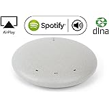 DigiFunk&reg; - Cobblestone WiFi Audio AirPlay Receiver Wireless Music - Multi-Room Sync - Spotify Connect, Tidal, TuneInRadio, iHeartRadio Supported - Touch Buttons - Easy WPS Setup - RJ45 LAN Connection