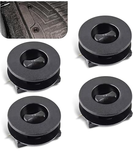 10 PCS Car Mat Retainers - Anti-Slip Nylon Clips For Securing Floor Mats In Vehicles