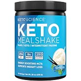 Keto Science Ketogenic Meal Shake Vanilla Dietary Supplement, Keto Protein, Rich in MCTs and Protein, Packed with Collagen, Vitamins and Minerals, Keto and Paleo Friendly, Weight Loss, (14 servings), 20.83Oz