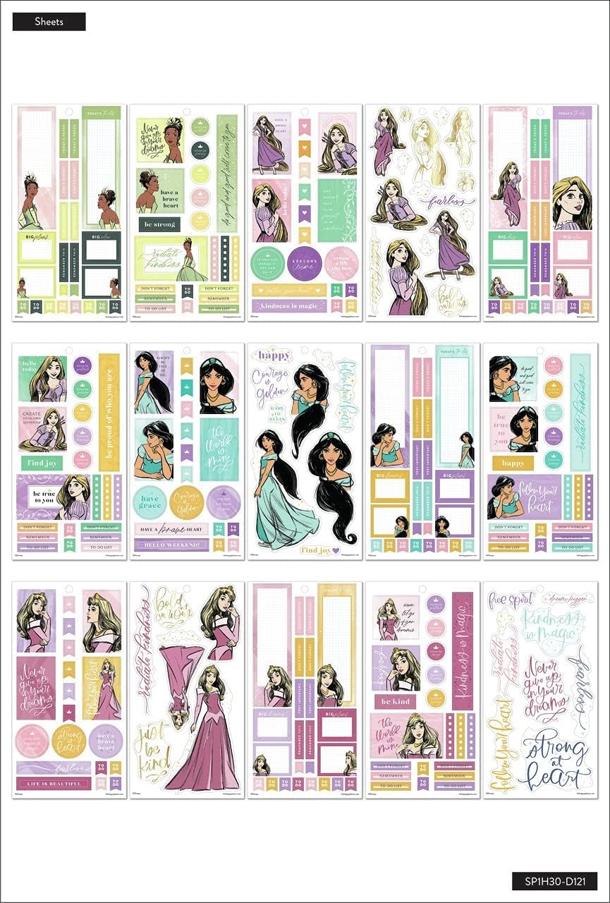 The Happy Planner HP Disney Stickers, Strong at Heart, 560/Pkg: Arts, Crafts & Sewing