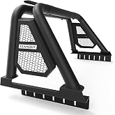 CLAMBER Roll Bar for Full-Size Pickup Truck | Adjustable sport bar chase rack, Compatible with Ford F-Series, Silverado, Sierra, Ram, Titan XD, and Tundra