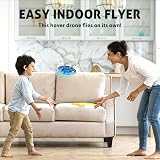 Semai Flying Toy Drone for Kids 360° Hands Free LED Light Indoor UFO Blue view 8