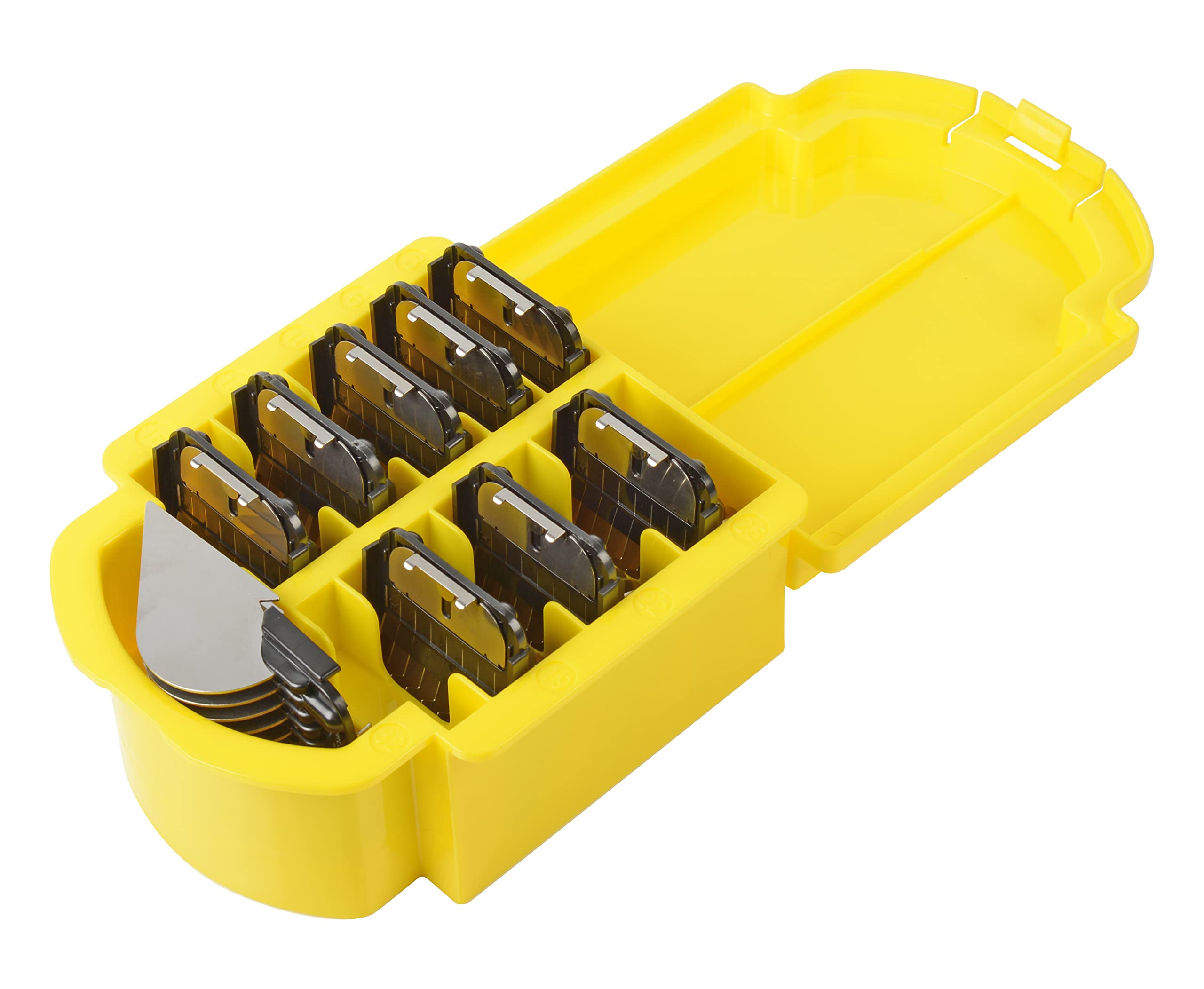 Furzone Clipper Guard Comb Set for Size 10 Blade, 9 Piece, Made of Stainless Steel, Suitable for Dog, Cat Grooming