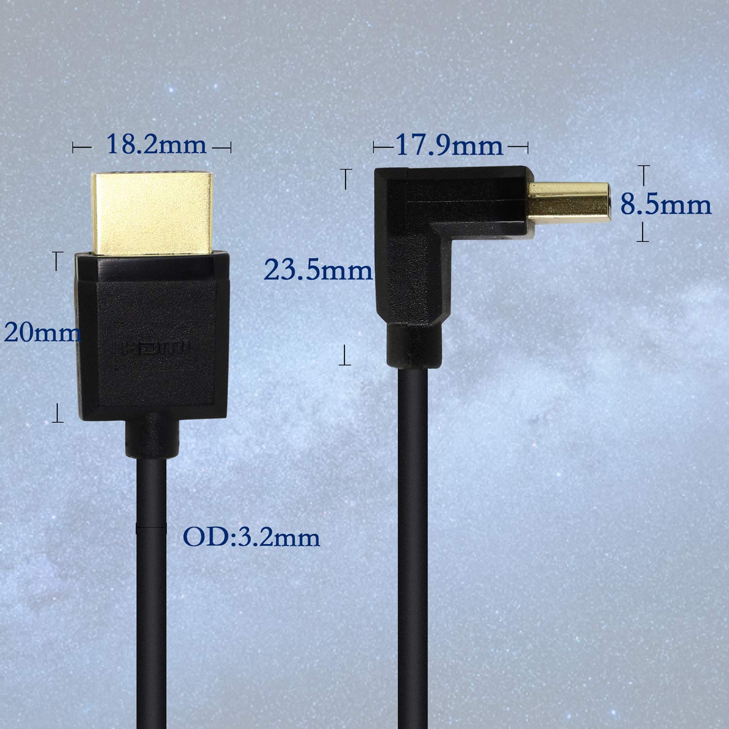 PNGKNYOCN 15CM HDMI Male to Male Short Cable - Image 4