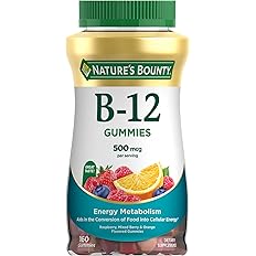 Nature's Bounty Vitamin B12 Gummies 500mcg, 160 Count