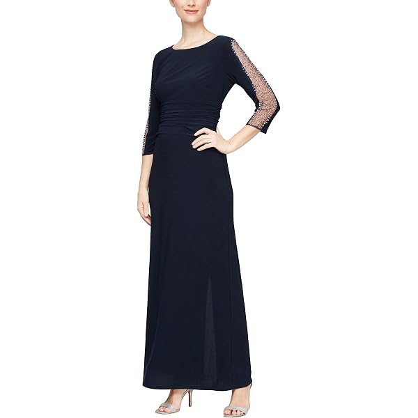 Amazon.com: Vince Camuto Womens Solid Gown Dress, Blue, 2 : Clothing, Shoes  & Jewelry