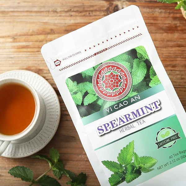YI CAO AN SPEARMINT HERBAL TEA – 50 TEA BAGS