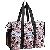 ABAMERICA Nurse Bags for Work Nursing Bag Multiple Pockets Waterproof Organizing Zip Top Clinical Bag for Nursing Students