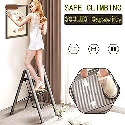 Runruii 4 Step Folding Portable Step Ladder with