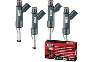 MACAX Set of 4 Fuel Injectors 23250-37020 Replacement Compatible with Toyota Prius Plug-In V 2012-2017 Lexus CT200h 2011-2017 1.8L L4 - Replaces 842-12373 800-2323N 23209-39196 23209-39195 FJ1287