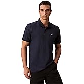 Calvin Klein Men's Jacquard Refined Polo Dark Sapphire