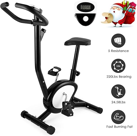 AGM Bicicleta Estáticas, Bicicleta Estática de Fitness Ejercicios ...