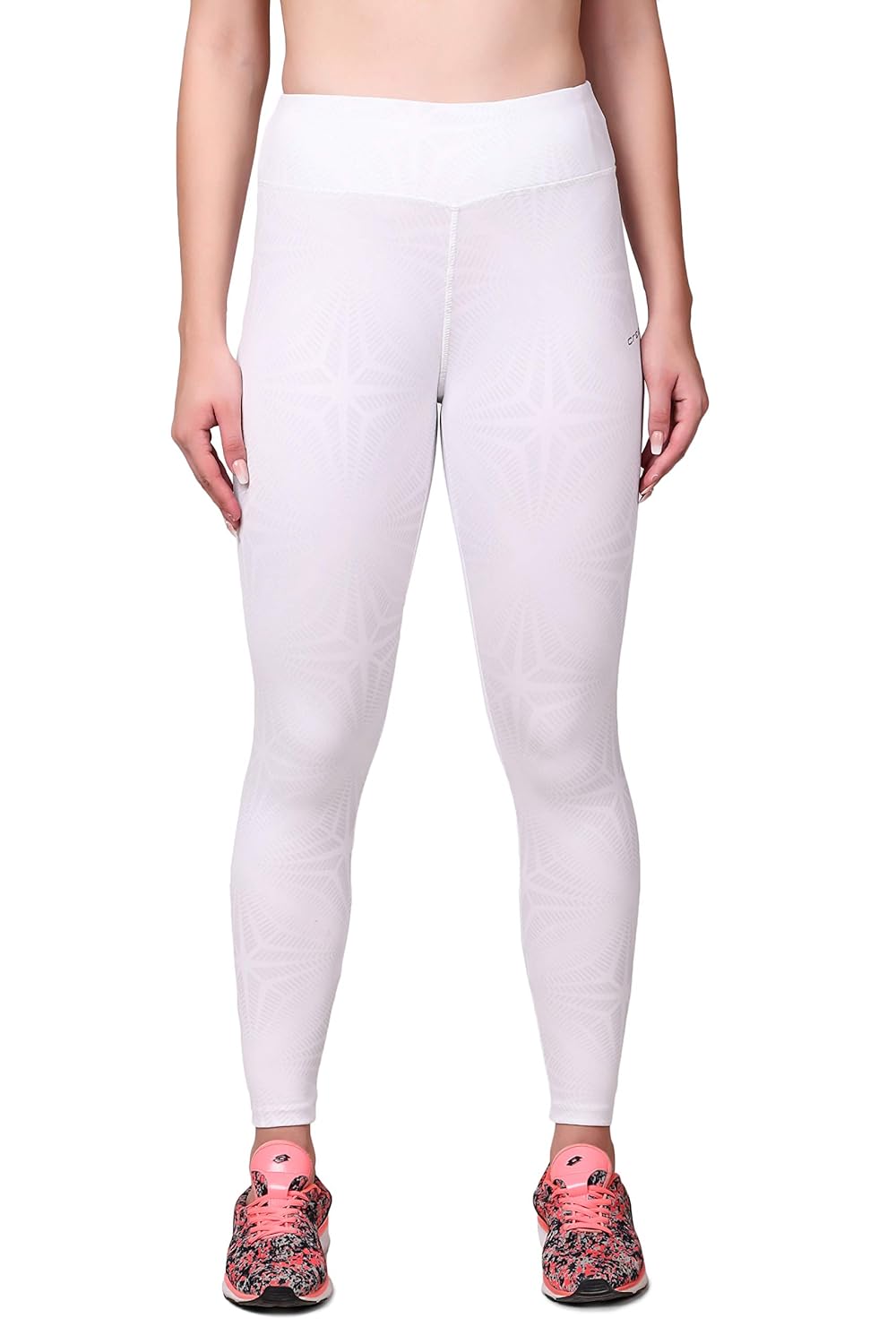 white activewear leggings