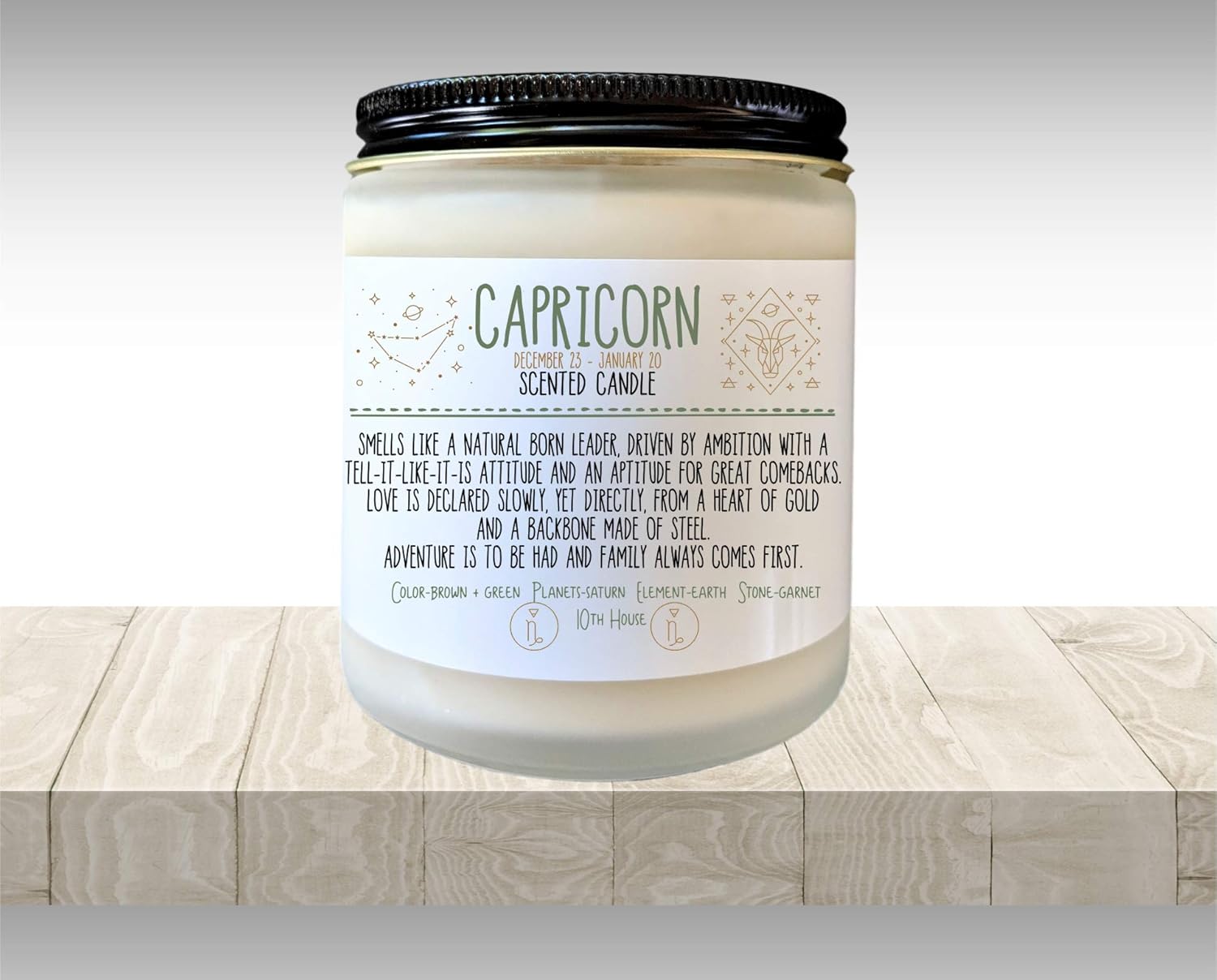 Amazon Com Capricorn Gift Zodiac Candle Zodiac Gifts Birthday Gift Birthday Candle Birthday Gift For Her Birthday Gift For Friend Holiday Gift Under Handmade