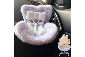 Car Seat Compatible for Labubu, Truck Air Vent for Labubu Accessories, Desktop Seats with Vent Clips for La bubu Dolls, Car C
