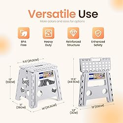 ACKO Folding Step Stool Foldable Stool 13 inch