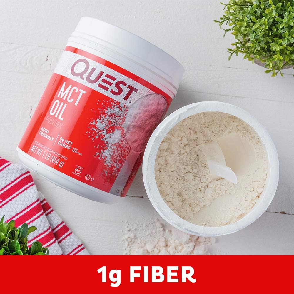 Quest Nutrition MCT Powder Oil, 0g Net Carbs, 0g Sugar, No Additives, 16 Ounce (Pack of 1): Health & Personal Care